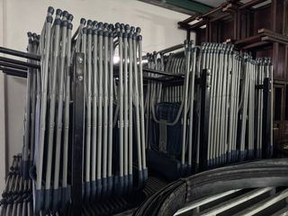 390 Sillas plegables catering + carro