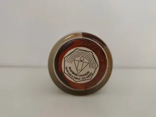 Vela Guinness Vidrio Marrón Naranja