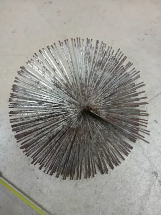 Spazzola per canna fumaria camino