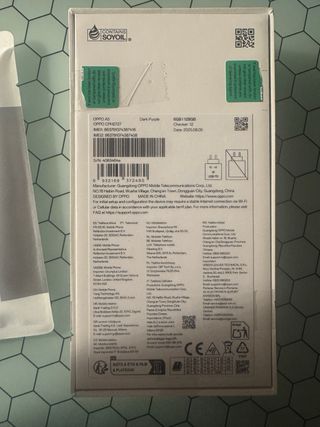 Oppo A5 + Cable USB-A a Tipo-C