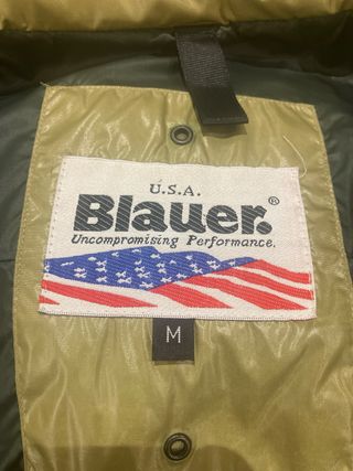 Chaqueta Blauer plumas cinturón