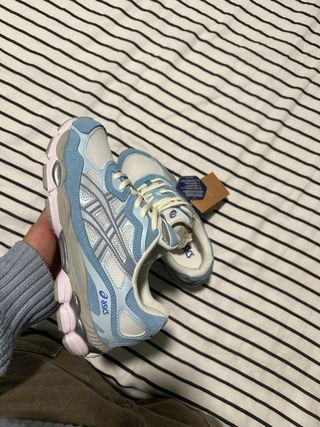 Asics Zapatillas Deportivas Azul y Blanco