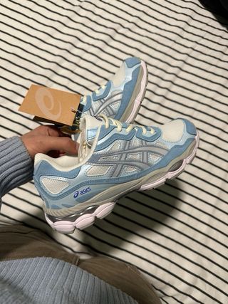 Asics Zapatillas Deportivas Azul y Blanco