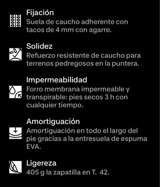 Zapatillas Montaña Impermeables Hombre