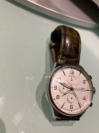 Reloj Massimo Dutti Elegante Marrón/Plata