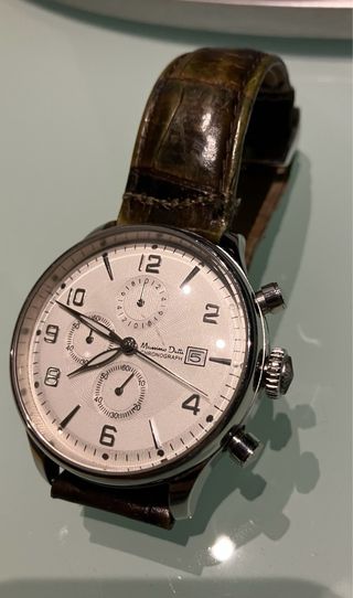 Reloj Massimo Dutti Elegante Marrón/Plata