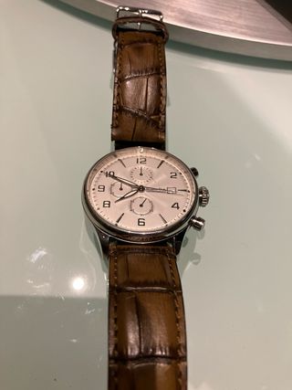 Reloj Massimo Dutti Elegante Marrón/Plata