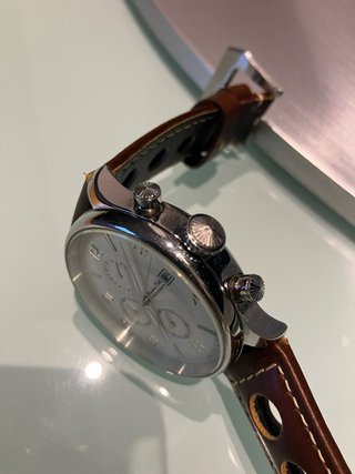 Reloj Massimo Dutti Elegante Marrón/Plata
