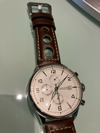 Reloj Massimo Dutti Elegante Marrón/Plata