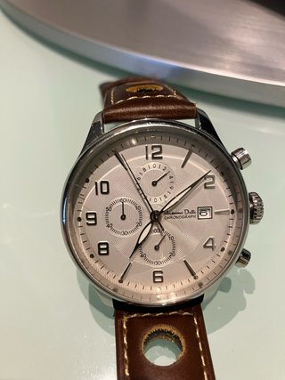 Reloj Massimo Dutti Elegante Marrón/Plata