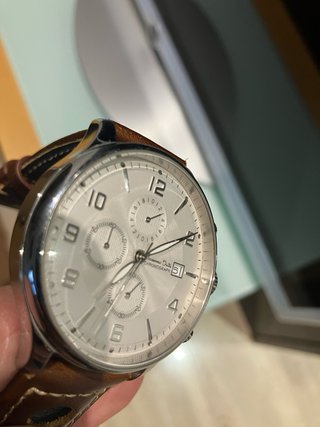 Reloj Massimo Dutti Elegante Marrón/Plata