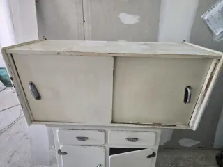 Mueble vintage puertas correderas para colgar