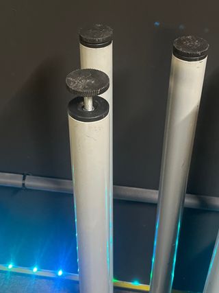 5 Patas de Mesa Metálicas Grises