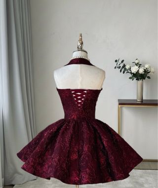 Vestido de fiesta corto rojo