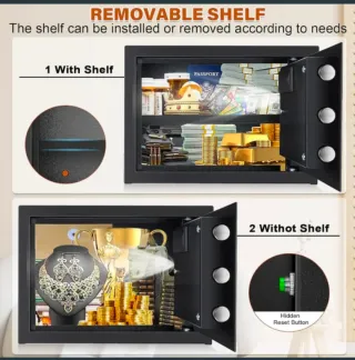 Caja Fuerte Ignífuga 23L con Estante