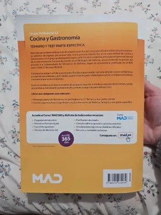 Cocina y gastronomía (Grupo Profesional E2) Min...