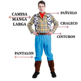 Disfraz Woody Talla M - Sheriff Toy Story