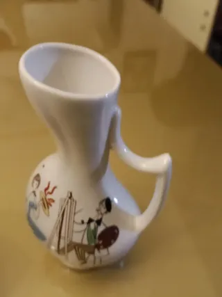 Set 2 vasi decorativi in ceramica