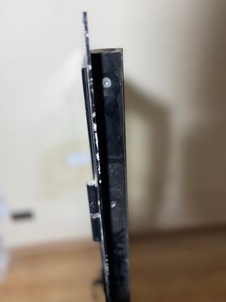 Ventana aluminio marrón