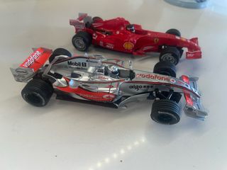 Coches Scalextric Formula 1 Ferrsri McLaren