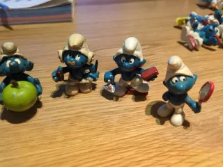 Lote de figuras de Pitufos