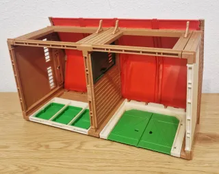 Granja Playmobil con animales y tractor