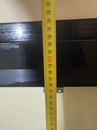 Ventana aluminio marrón doble cristal