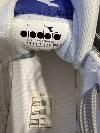 Scarpe Diadora Bambino/Ragazzo Tg 38 Grigie