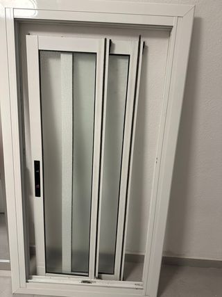 Ventana corredera aluminio blanco