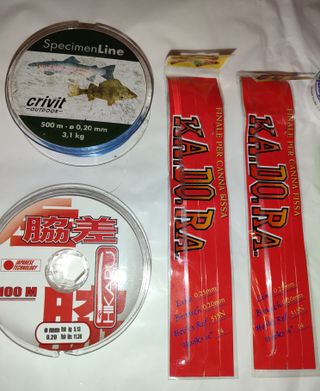 Set accessori pesca nuovi