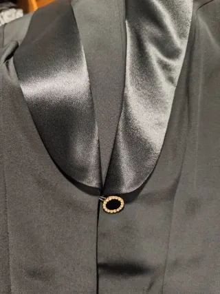 Traje esmoquin chaqueta y pantalón mujer, t. 42