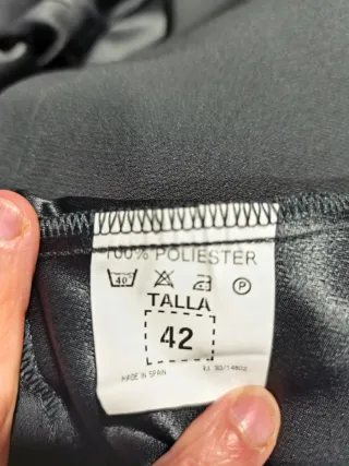 Traje esmoquin chaqueta y pantalón mujer, t. 42