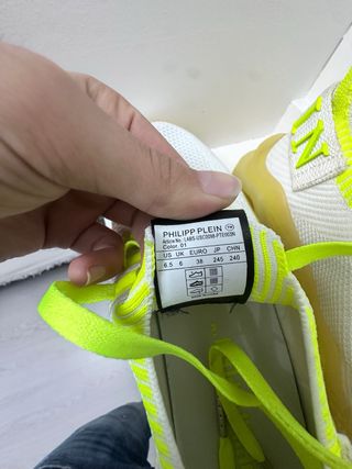 Zapatillas Philipp Plein Blancas y Amarillas