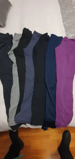 7 Mallas Leggings Talla L Colores Surtidos