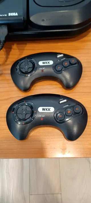 Consola Sega Mega Drive Mega CD Negra