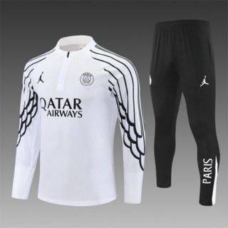 Conjunto Deportivo Jordan Hombre Blanco y Negro