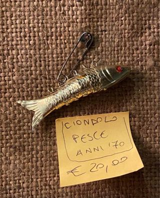 Ciondolo Pesce Anni '70