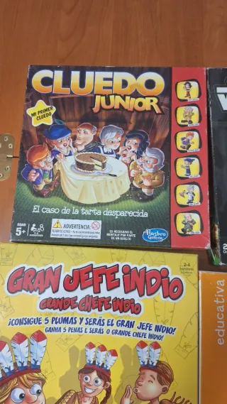 Lote 4 juegos mesa niños