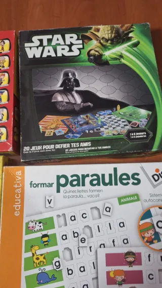 Lote 4 juegos mesa niños