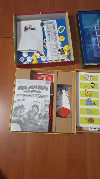 Lote 4 juegos mesa niños
