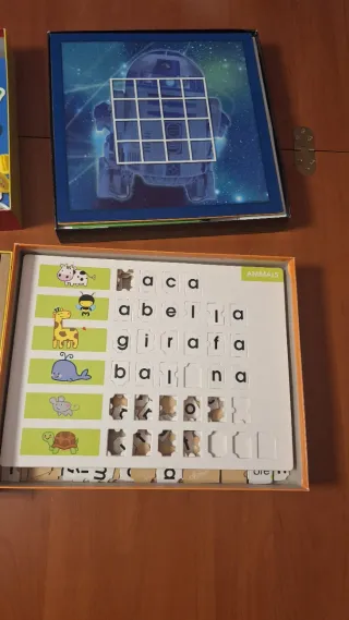 Lote 4 juegos mesa niños