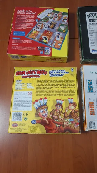 Lote 4 juegos mesa niños
