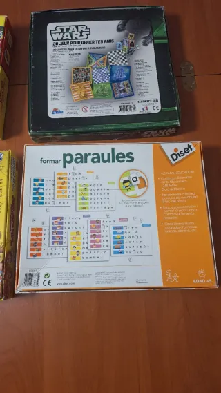 Lote 4 juegos mesa niños