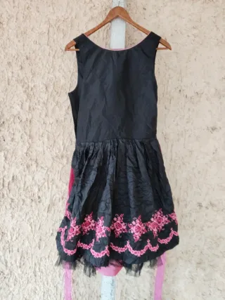 Disfraz Mujer Negro y Rosa