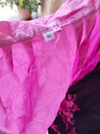 Disfraz Mujer Negro y Rosa