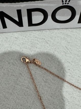 Colgante Pandora Corazón Oro Rosa