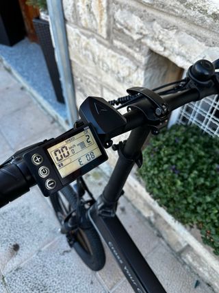 Bicicleta Eléctrica Plegable Negra