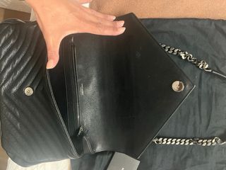 Borsa a mano Yves Saint Laurent nera