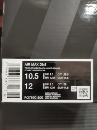 Nike Air Max DN8 Scarpe Uomo Taglia 44.5