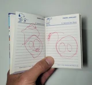 Diario vintage Snoopy